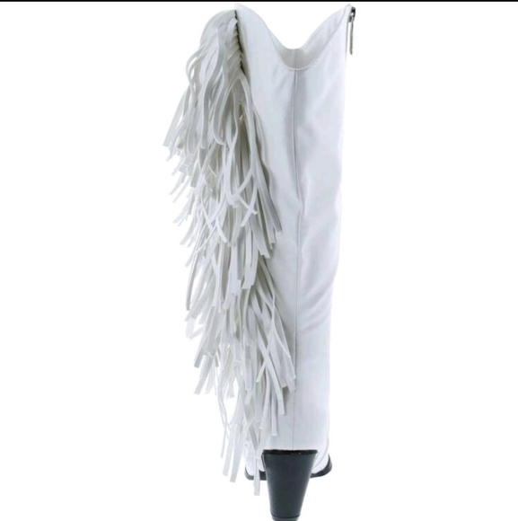 NEW WOMENS COWBOY MID-CALF BOOTS W/CHUNKY BLOCK HEELS - Picture 5 of 6